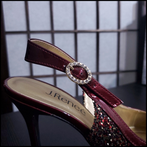 J. Reneé - Glitter slingbacks - Picture 5 of 7